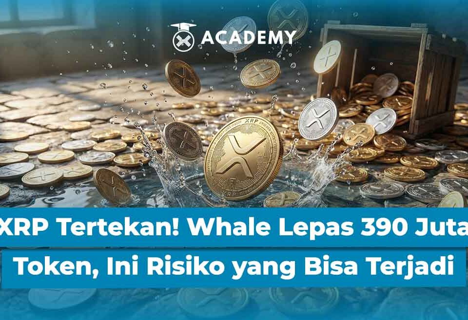 XRP Tertekan! Whale Lepas 390 Juta Token, Ini Risiko yang Bisa Terjadi
