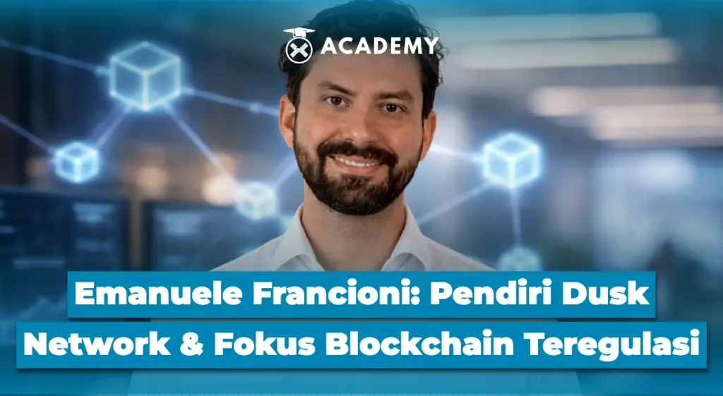 Emanuele Francioni Pendiri Dusk Network & Fokus Blockchain Teregulasi
