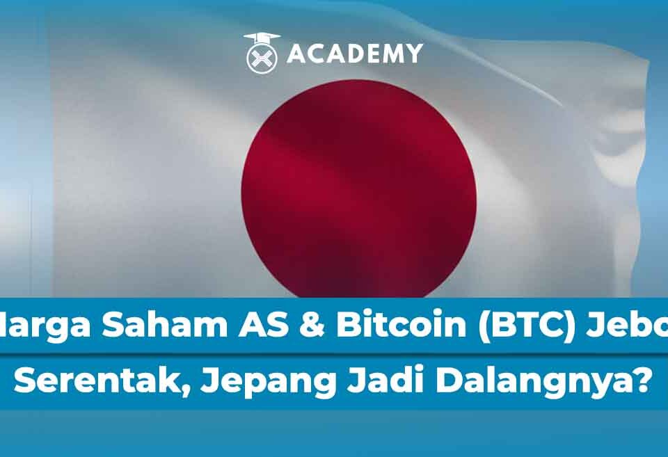 Harga Saham AS & Bitcoin (BTC) Jebol Serentak, Jepang Jadi Dalangnya?