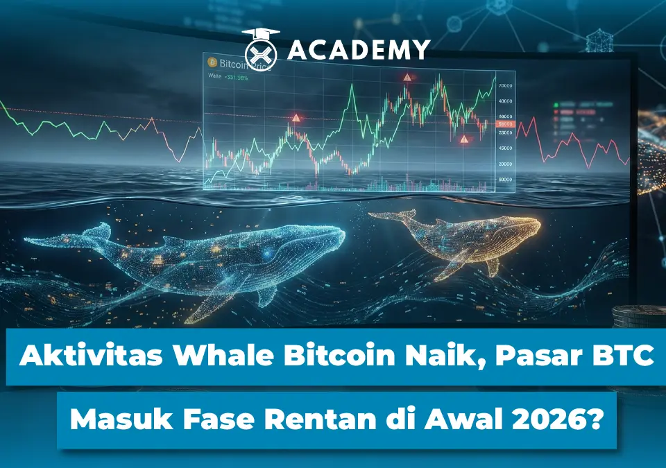 Aktivitas Whale Bitcoin Naik, Pasar BTC Masuk Fase Rentan di Awal 2026?