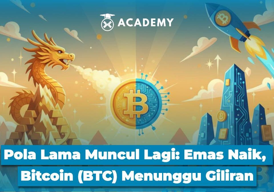 Pola Lama Muncul Lagi Emas Naik, Bitcoin (BTC) Menunggu Giliran