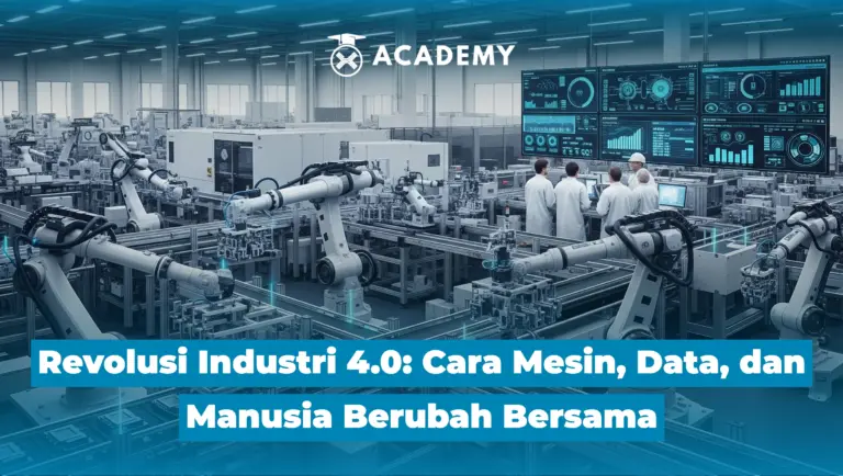 Revolusi Industri 4.0: Cara Mesin, Data, & Manusia Berubah Bersama
