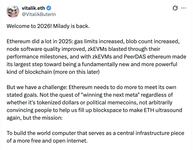 Vitalik Buterin Ethereum 2026