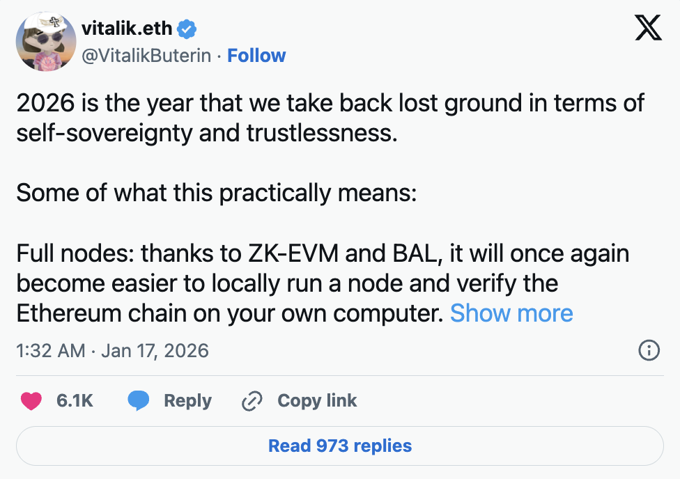 Vitalik: Ethereum Terlalu Jauh Berkompromi