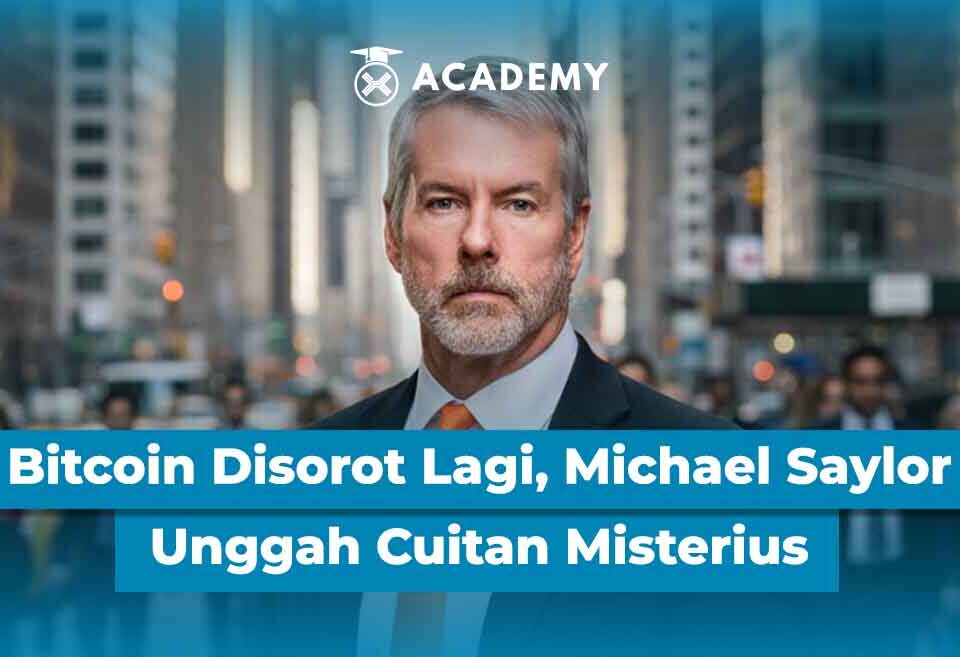 Bitcoin Disorot Lagi, Michael Saylor Unggah Cuitan Misterius