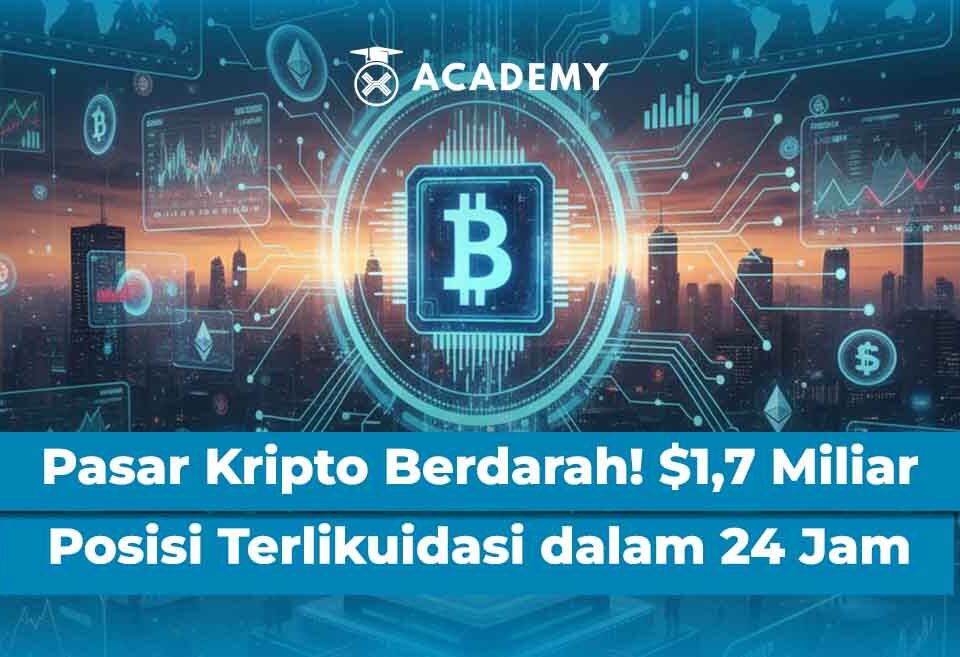 Pasar Kripto Berdarah! $1,7 Miliar Posisi Terlikuidasi dalam 24 Jam