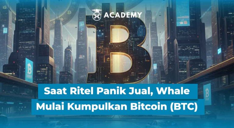 Saat Ritel Panik Jual, Whale Mulai Kumpulkan Bitcoin (BTC)