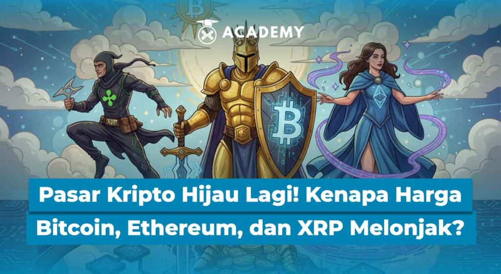 Pasar Kripto Hijau Lagi! Kenapa Harga Bitcoin, Ethereum, dan XRP Melonjak?