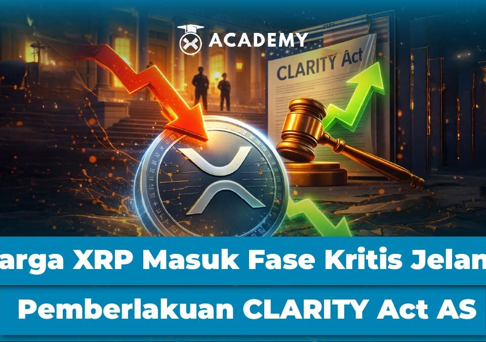 Harga XRP Masuk Fase Kritis Jelang Pemberlakuan CLARITY Act AS