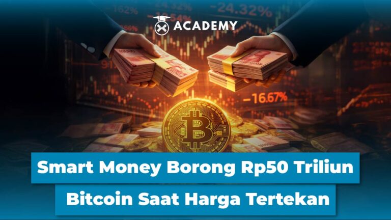 ‘Smart Money’ Borong Rp50 Triliun Bitcoin (BTC) Saat Harga Tertekan