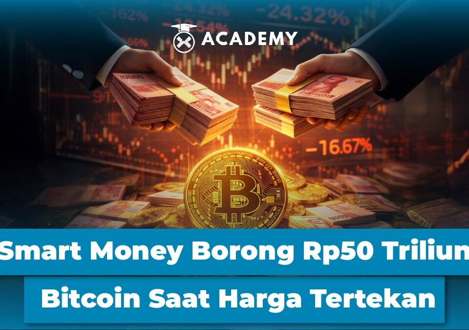 ‘Smart Money’ Borong Rp50 Triliun Bitcoin (BTC) Saat Harga Tertekan