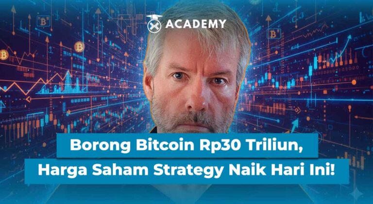 Borong Bitcoin Rp30 Triliun, Harga Saham Strategy Naik Hari Ini!