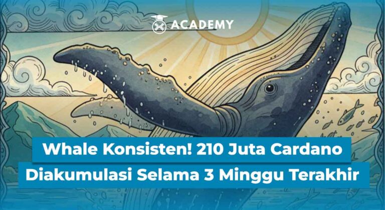 Whale Konsisten! 210 Juta Cardano (ADA) Diakumulasi Selama 3 Minggu Terakhir