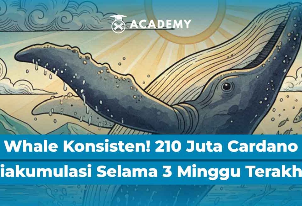 Whale Konsisten! 210 Juta Cardano (ADA) Diakumulasi Selama 3 Minggu Terakhir