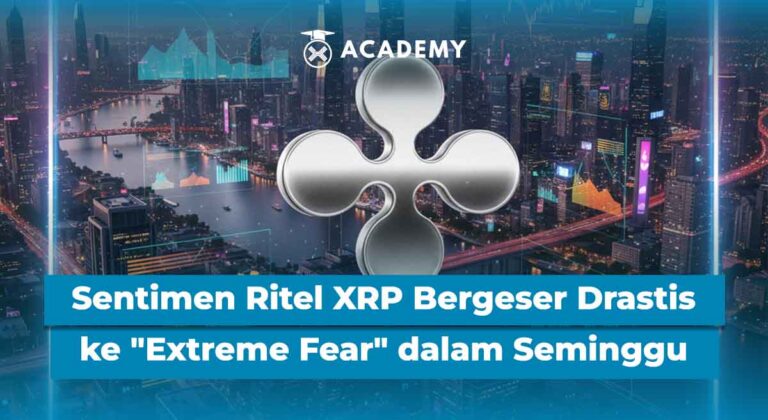 Sentimen Ritel XRP Bergeser Drastis ke “Extreme Fear” dalam Seminggu