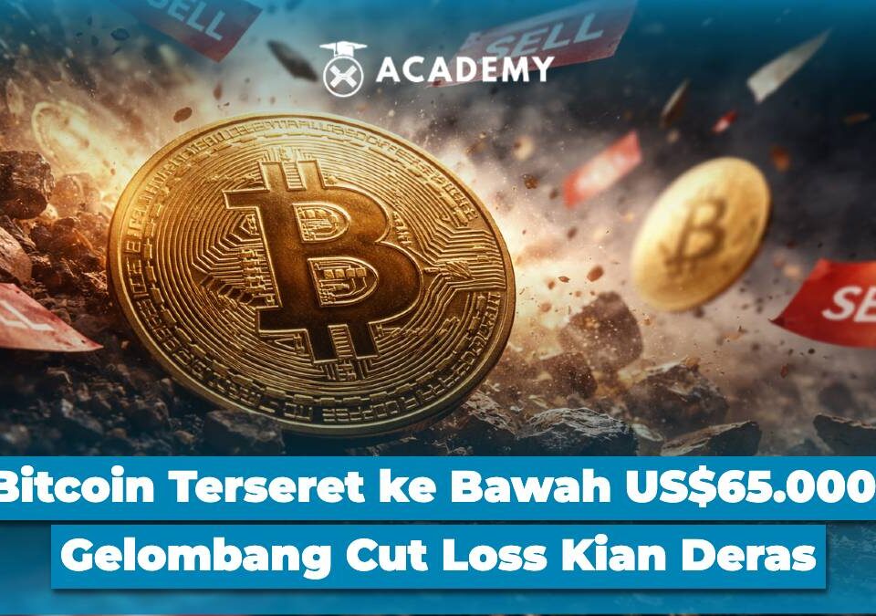 Bitcoin Terseret ke Bawah US$65.000, Gelombang Cut Loss Kian Deras