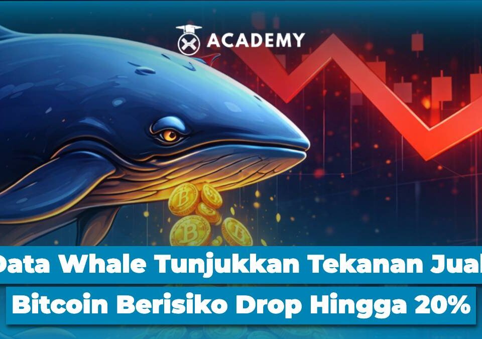 Data Whale Tunjukkan Tekanan Jual, Bitcoin (BTC) Berisiko Drop Hingga 20%