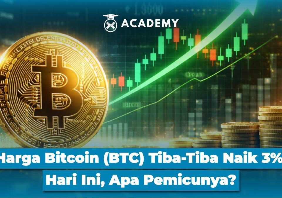 Harga Bitcoin (BTC) Tiba Tiba Naik 3% Hari Ini, Apa Pemicunya?