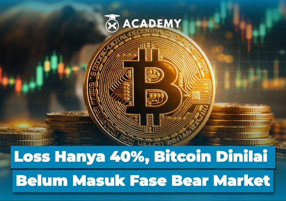 Loss Hanya 40%, Bitcoin Dinilai Belum Masuk Fase Bear Market