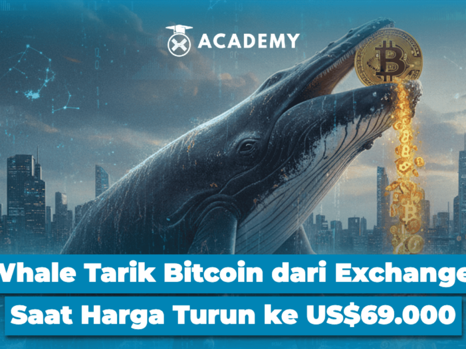 Whale Tarik Bitcoin (BTC) dari Exchange Saat Harga Turun ke US$69.000