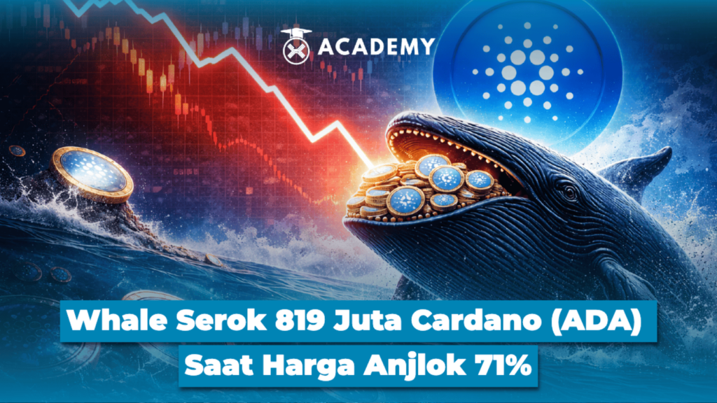 Whale Serok 819 Juta Cardano (ADA) Saat Harga Anjlok 71%