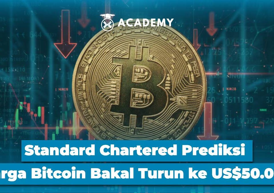 Standard Chartered Prediksi Harga Bitcoin Bakal Turun ke US$50.000