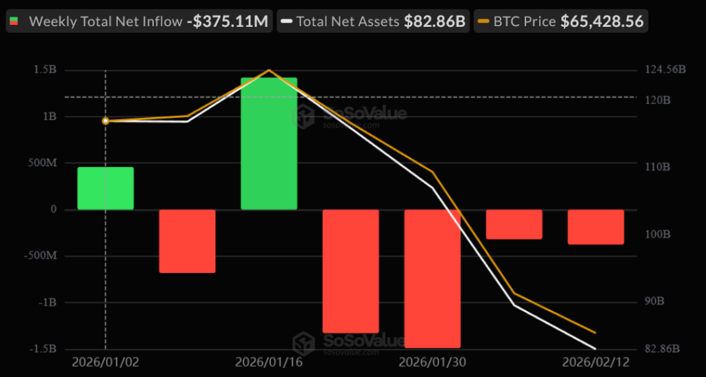 US bitcoin inflow