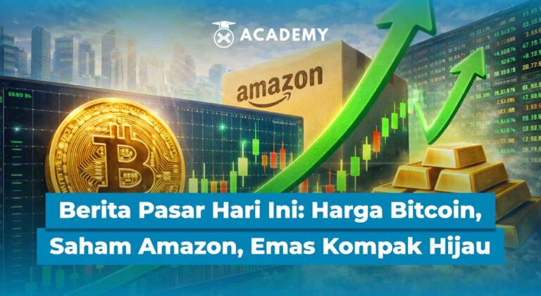 Berita Pasar Hari Ini: Harga Bitcoin (BTC), Saham Amazon, Emas Kompak Hijau