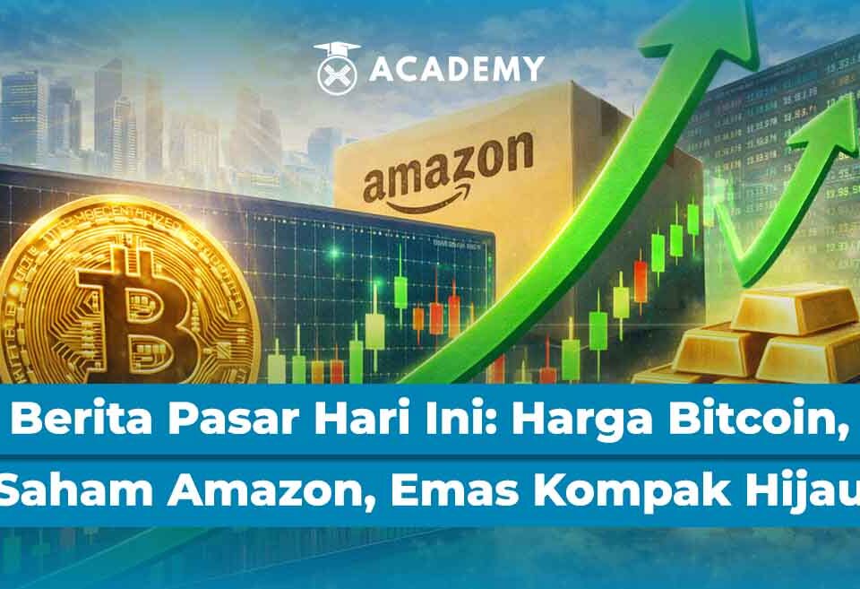 Berita Pasar Hari Ini: Harga Bitcoin (BTC), Saham Amazon, Emas Kompak Hijau