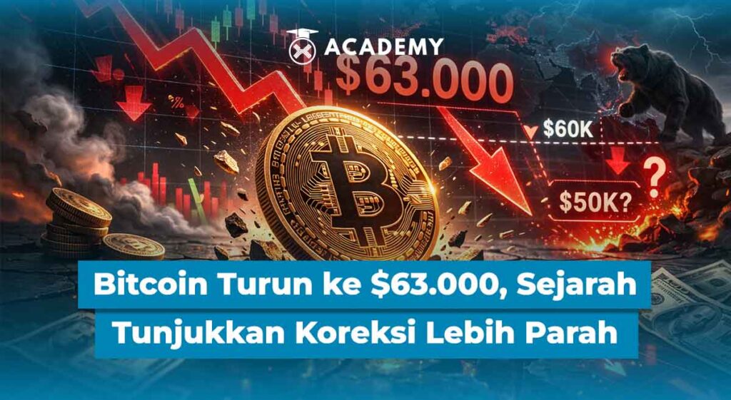 Bitcoin (BTC) Turun ke $63.000, Sejarah Tunjukkan Koreksi Lebih Parah