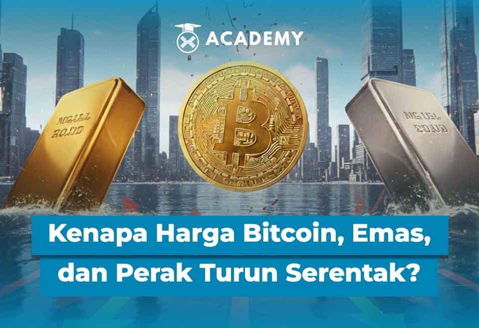 Kenapa Harga Bitcoin (BTC), Emas, dan Perak Turun Serentak?