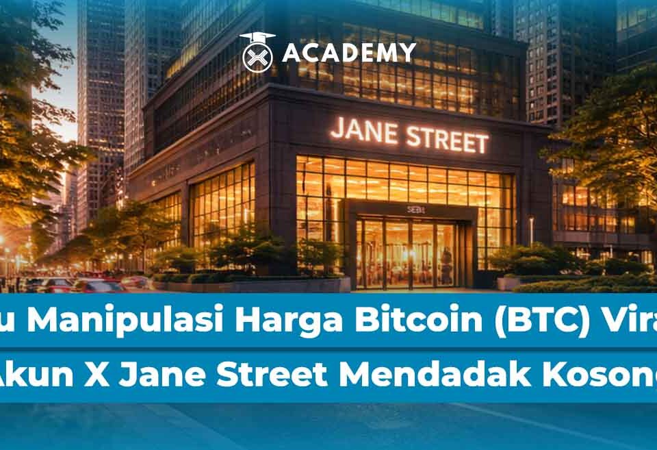 Isu Manipulasi Harga Bitcoin (BTC) Viral, Akun X Jane Street Mendadak Kosong