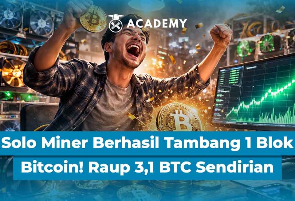 Solo Miner Berhasil Tambang 1 Blok Bitcoin! Raup 3,1 BTC Sendirian