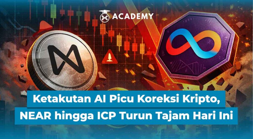 Ketakutan AI Picu Koreksi Kripto, NEAR hingga ICP Turun Tajam Hari Ini