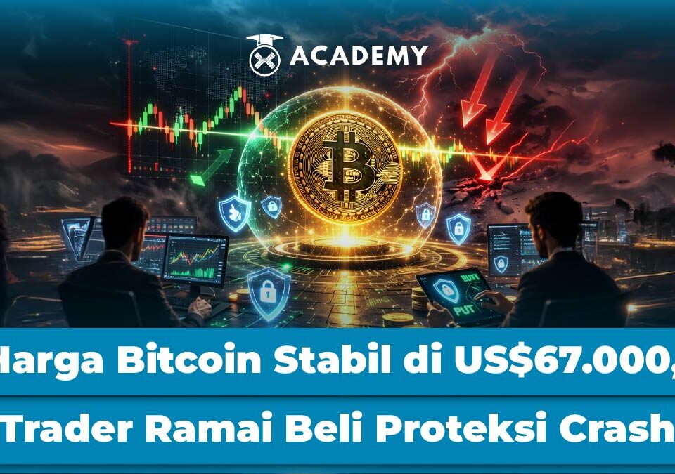 Harga Bitcoin (BTC) Stabil di US$67.000, Trader Ramai Beli Proteksi Crash