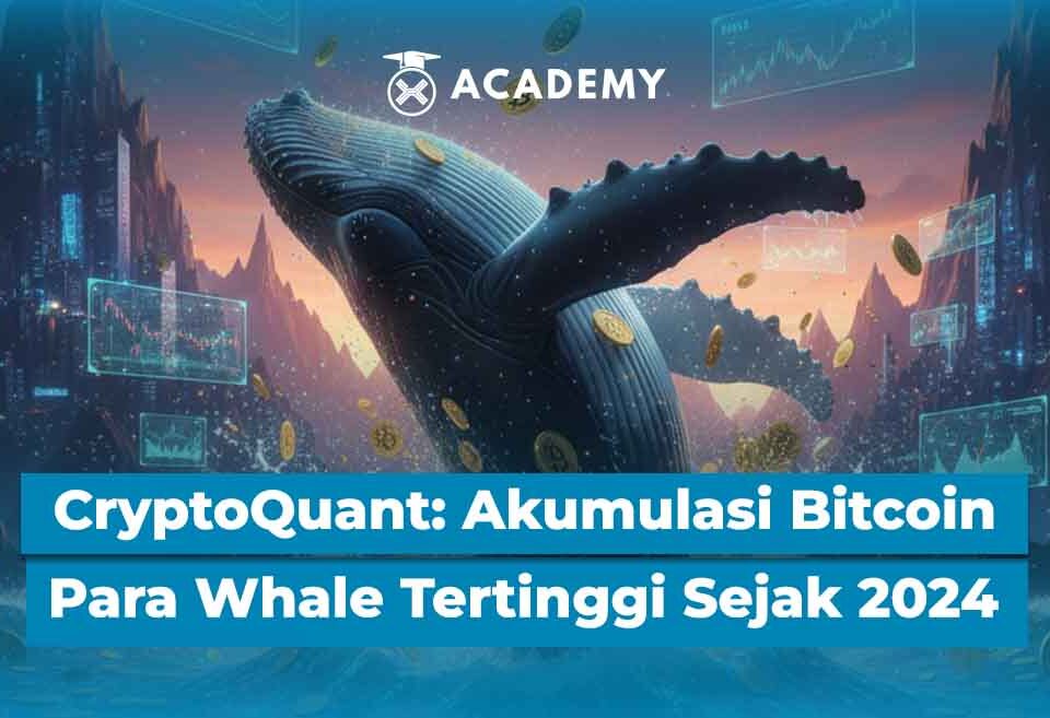 CryptoQuant: Akumulasi Bitcoin (BTC) Para Whale Tertinggi Sejak 2024