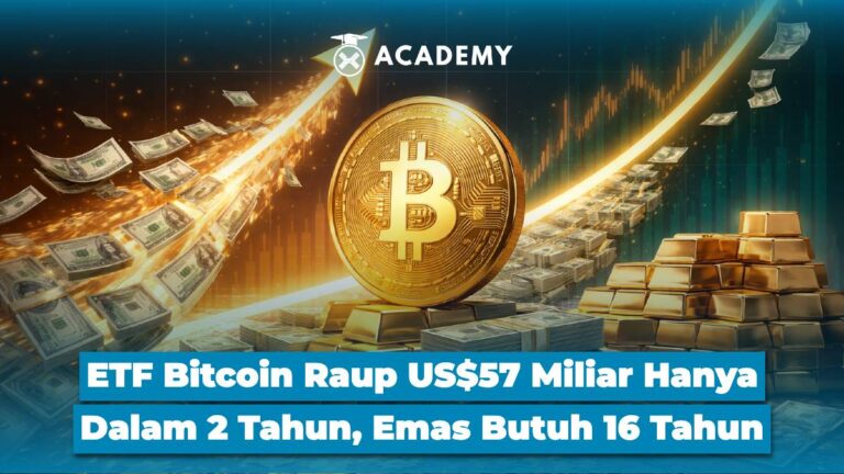 ETF Bitcoin Raup US$57 Miliar Hanya Dalam 2 Tahun, Emas Butuh 16 Tahun