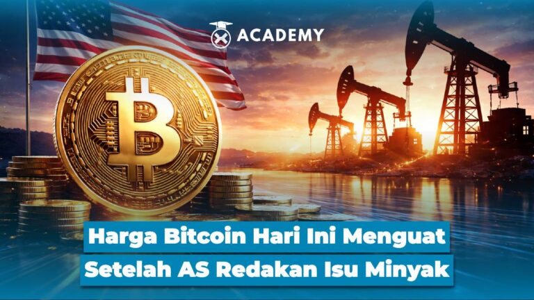 Harga Bitcoin (BTC) Hari Ini Menguat Setelah AS Redakan Isu Minyak