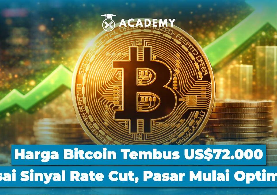Harga Bitcoin Tembus US$72.000 Usai Sinyal Rate Cut, Pasar Mulai Optimis