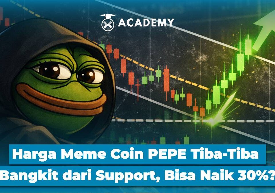 Harga Meme Coin PEPE Tiba Tiba Bangkit dari Support, Bisa Naik 30%?