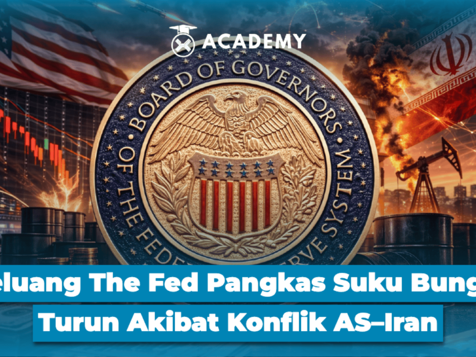 Peluang The Fed Pangkas Suku Bunga Turun Akibat Konflik AS–Iran