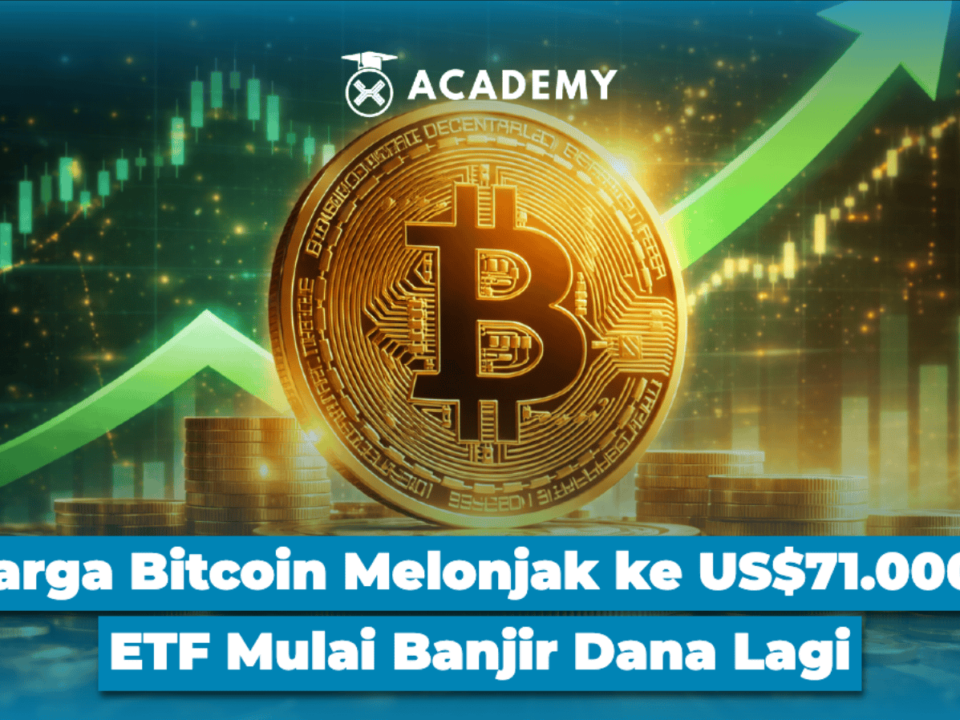 Harga Bitcoin (BTC) Melonjak ke US$71.000, ETF Mulai Banjir Dana Lagi
