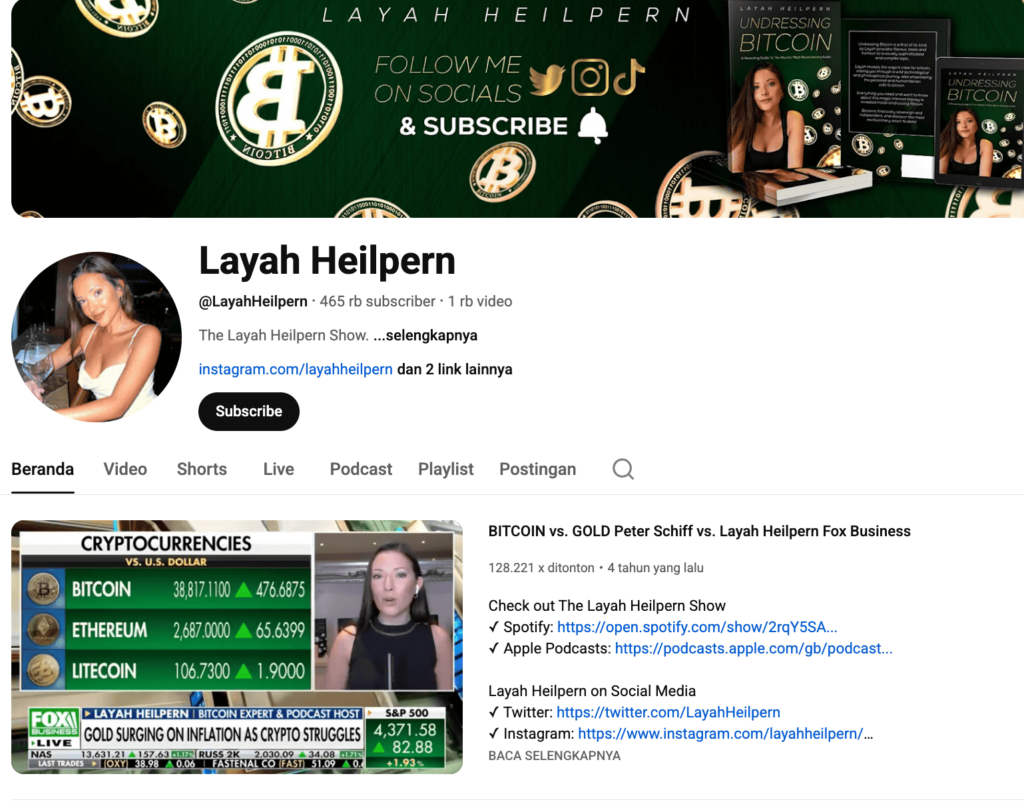 The Layah Heilpern Show dan Perannya dalam Ekosistem Crypto