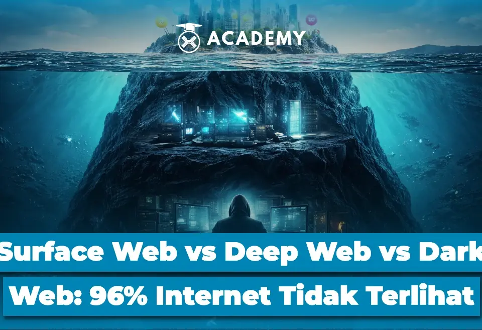 Surface Web vs Deep Web vs Dark Web 96% Internet Tidak Terlihat