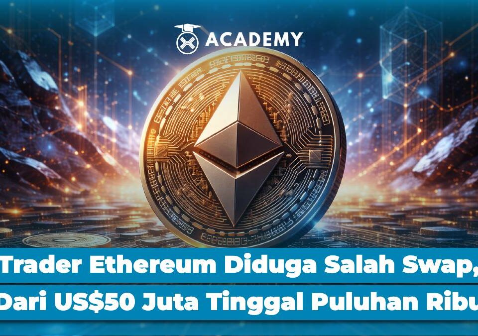 Trader Ethereum Diduga Salah Swap, Dari US$50 Juta Tinggal Puluhan Ribu