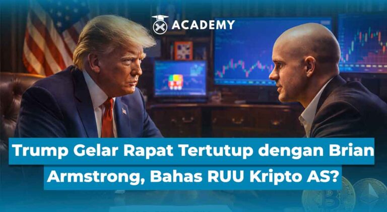 Trump Lakukan Rapat Tertutup dengan Brian Armstrong, Bahas RUU Kripto AS?