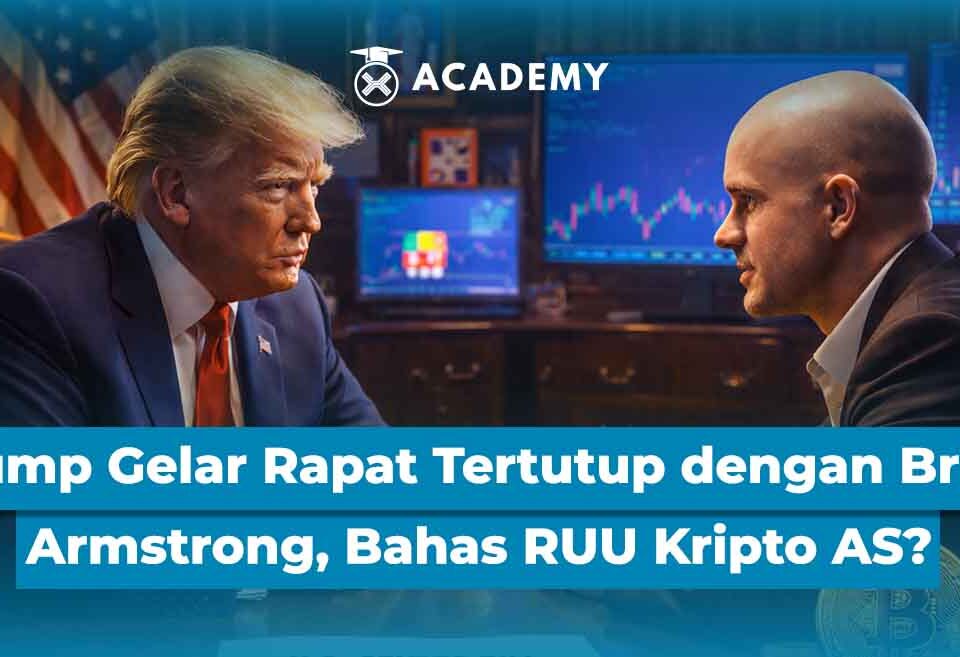 Trump Gelar Rapat Tertutup dengan Brian Armstrong, Bahas RUU Kripto AS?