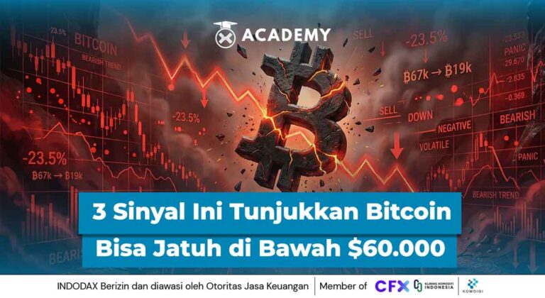 3 Sinyal Ini Tunjukkan Bitcoin Bisa Jatuh di Bawah $60.000