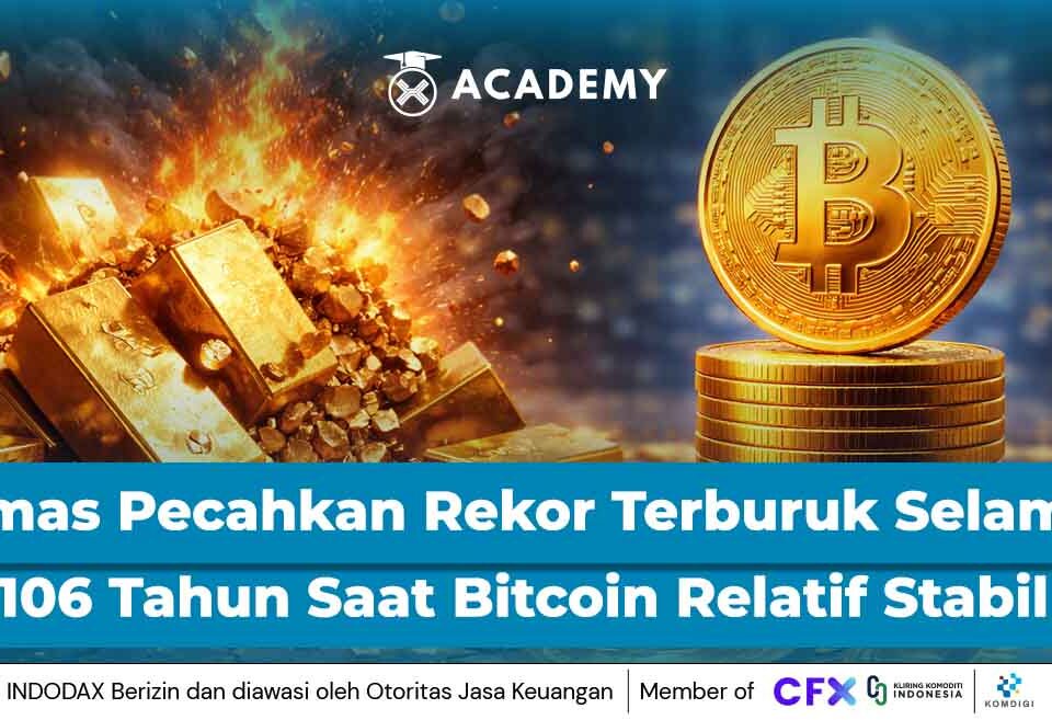 Emas Pecahkan Rekor Terburuk Selama 106 Tahun Saat Bitcoin Relatif Stabil