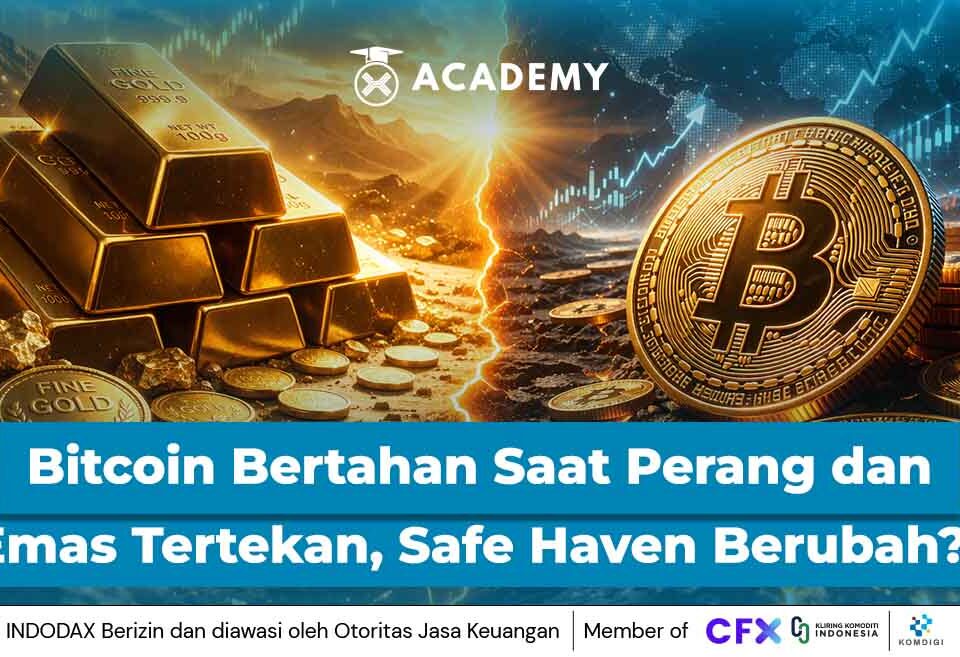 Bitcoin Bertahan Saat Perang Saat Emas Tertekan, Safe Haven Berubah?